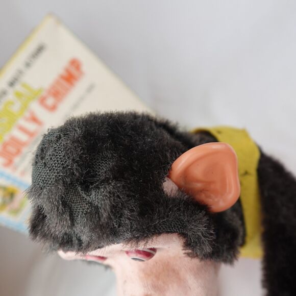 Vintage Daishin Musical Jolly Chimp Clapping Cymbal Monkey Box Working Original - Picture 4 of 16